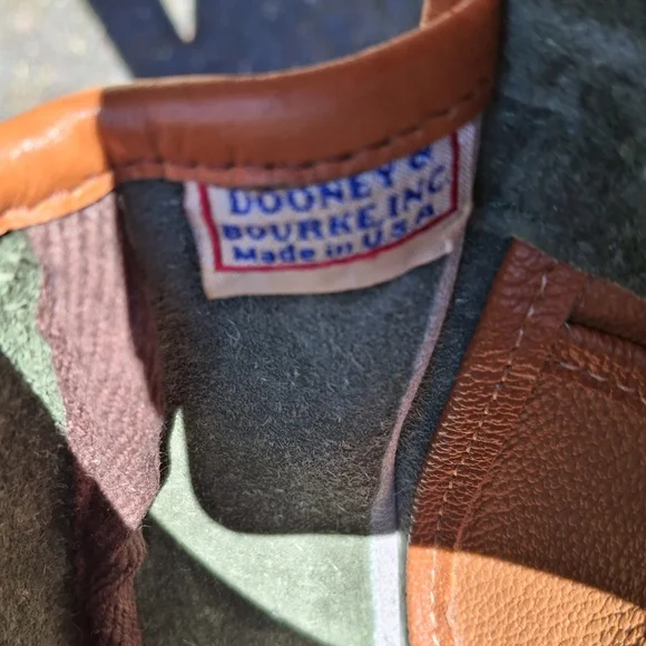 Vintage Dooney & Bourke Emerald Green AWL Calvalry R74 Mini Belt Crossbody Bag - Picture 10 of 13